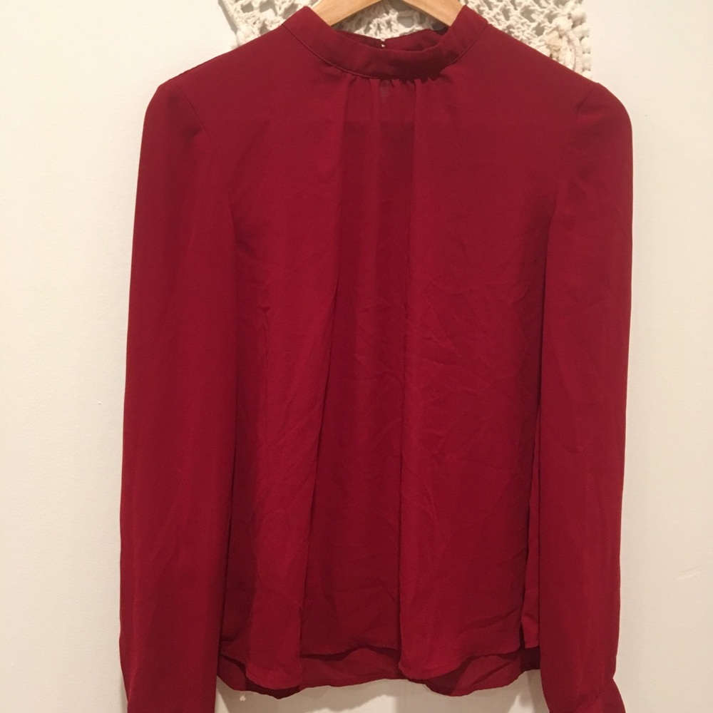 Forever21 maroon blouse